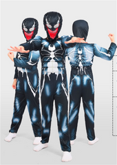 Venom Spiderman Bodysuit Men's & Kids Cosplay Halloween Costume Jumpsuit