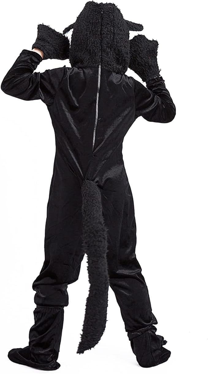 Black Cat Magic Kids Halloween Costume